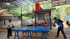 SAMBUT HARI JADI KALURAHAN, LURAH PATUK BUKA TURNAMEN TENIS MEJA